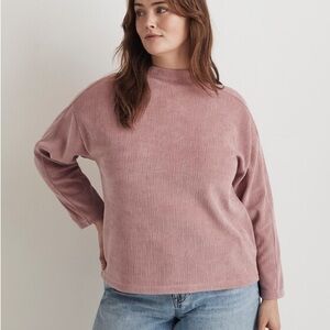 Madewell Jacquard Funnelneck Top